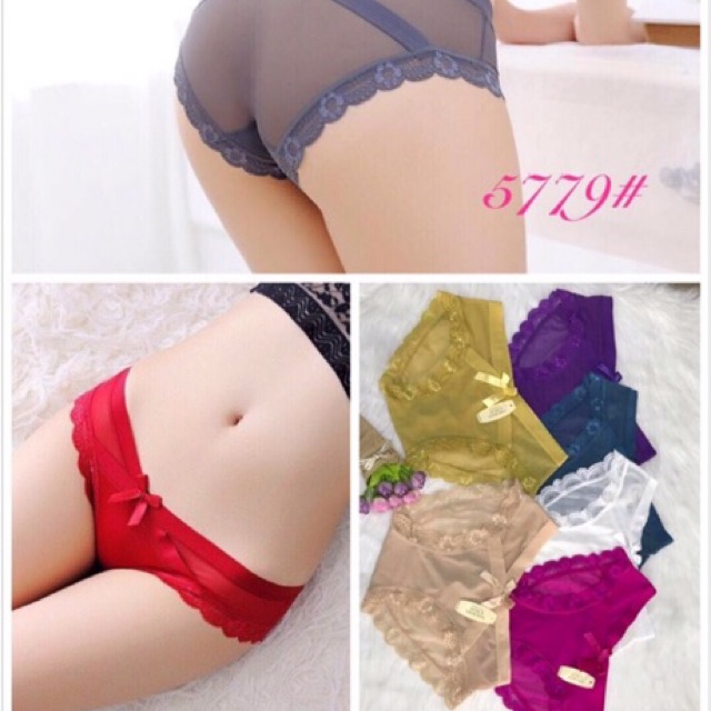 Quần lót nữ ren nơ siêu sexy