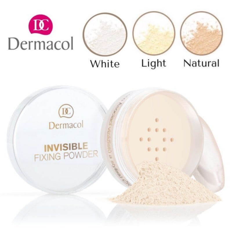 Phấn Phủ Đẹp Tự Nhiên Dermacol Invisible Fixing Powder 13.5g