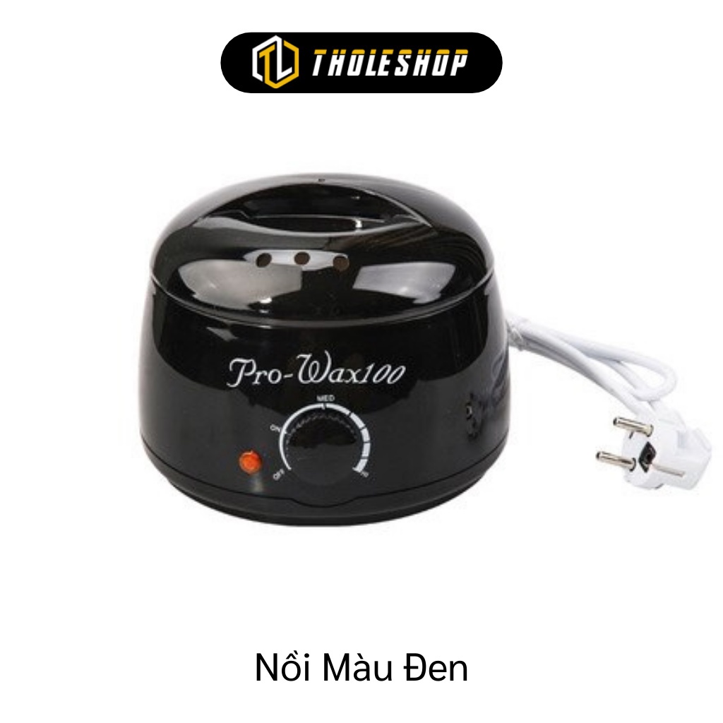 Nồi nấu sáp nóng chảy 💓tặng que gỗ 💓 nồi đun sáp wax lông pro-wax100 pro 200 loại 1 dây đồng ổ cắm lớn 8582
