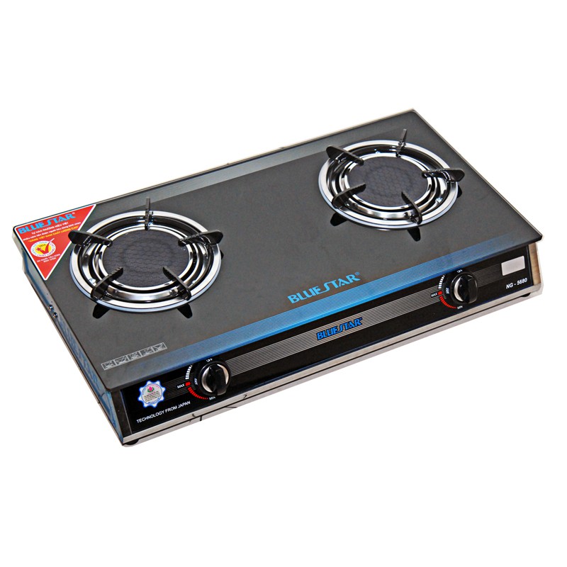 [HCM]Bếp gas hồng ngoại Bluestar NG-5680C IC 2 vòng lửa - Alo Bếp Xinh