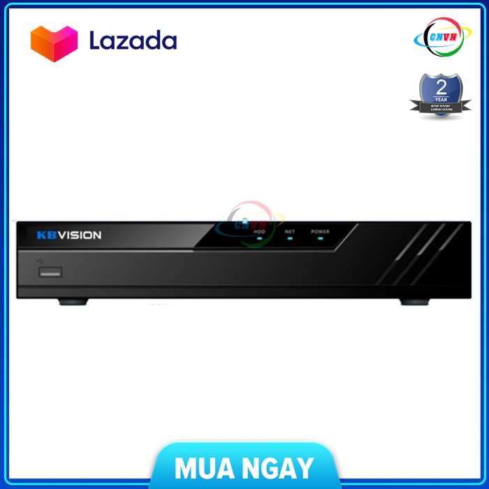 [HCM]Đầu Ghi 8 kênh KBVISION KX-D8108H1 chuẩn H.265+ - Thay thế mã KX-8108H1 - Công Nghệ Việt Nam