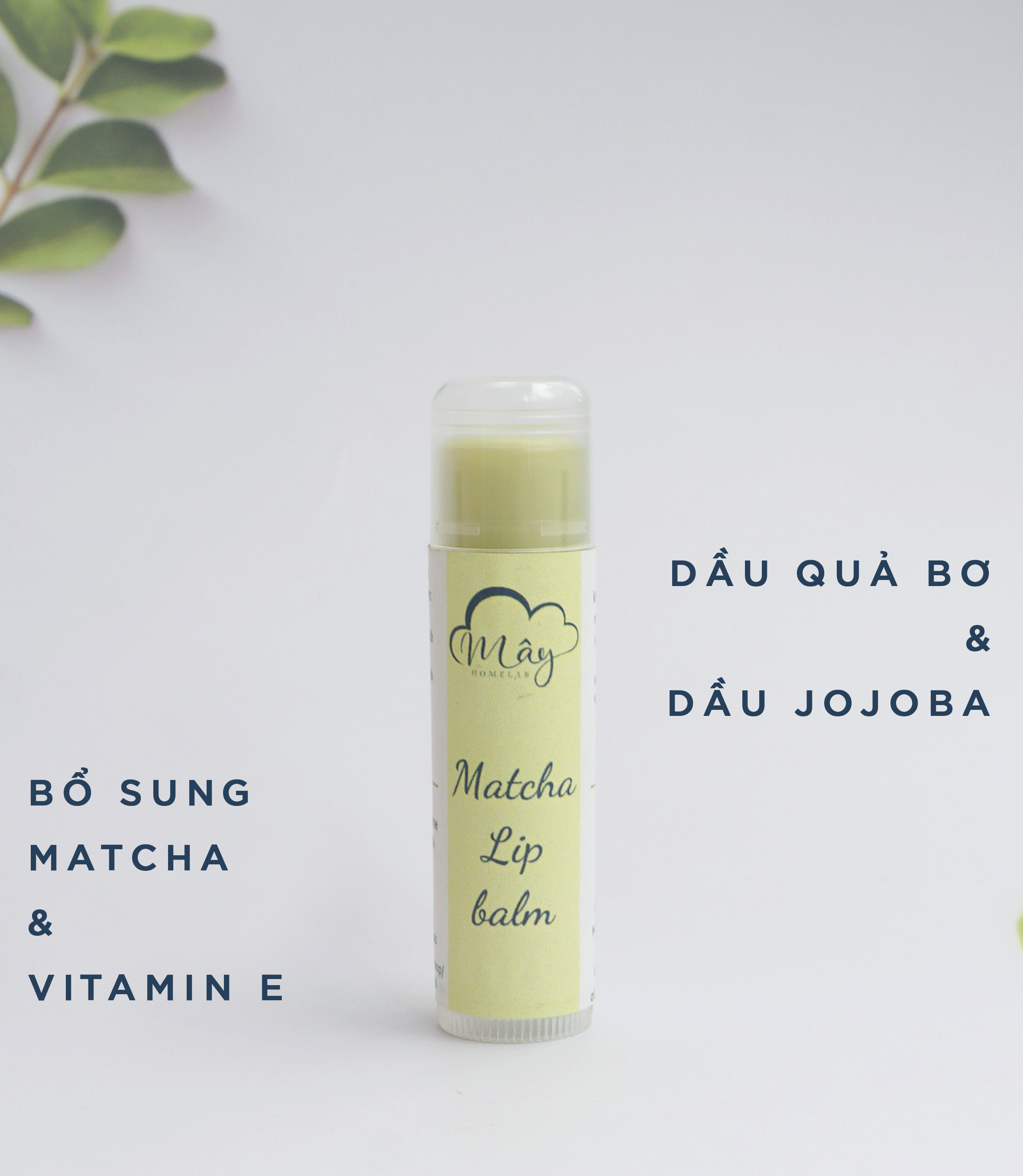 [HCM]Son dưỡng matcha (không màu) - Handmade by Mây Homelab