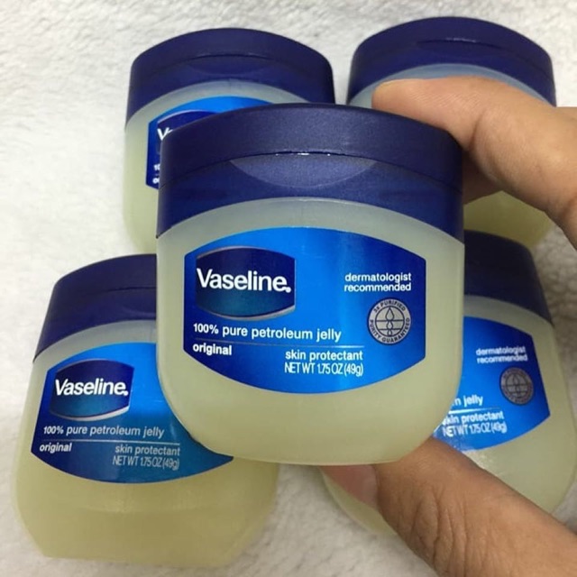 (2 hũ) Vaseline dưỡng Môi da giữ ẩm, chống khô nẻ 49g