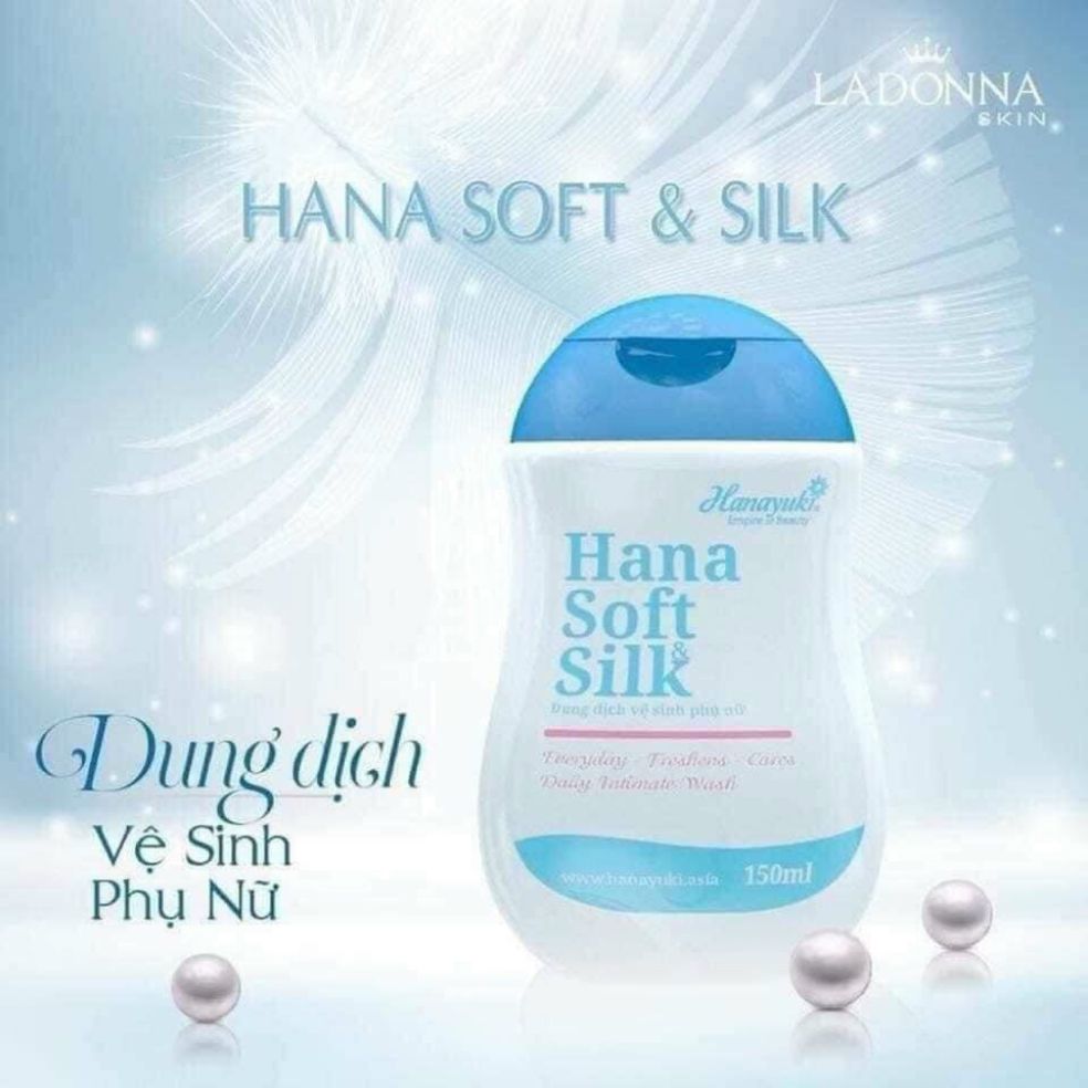 DUNG DỊCH VỆ SINH PHỤ NỮ HANA SOFT SILK ( hanayuki) chính hãng