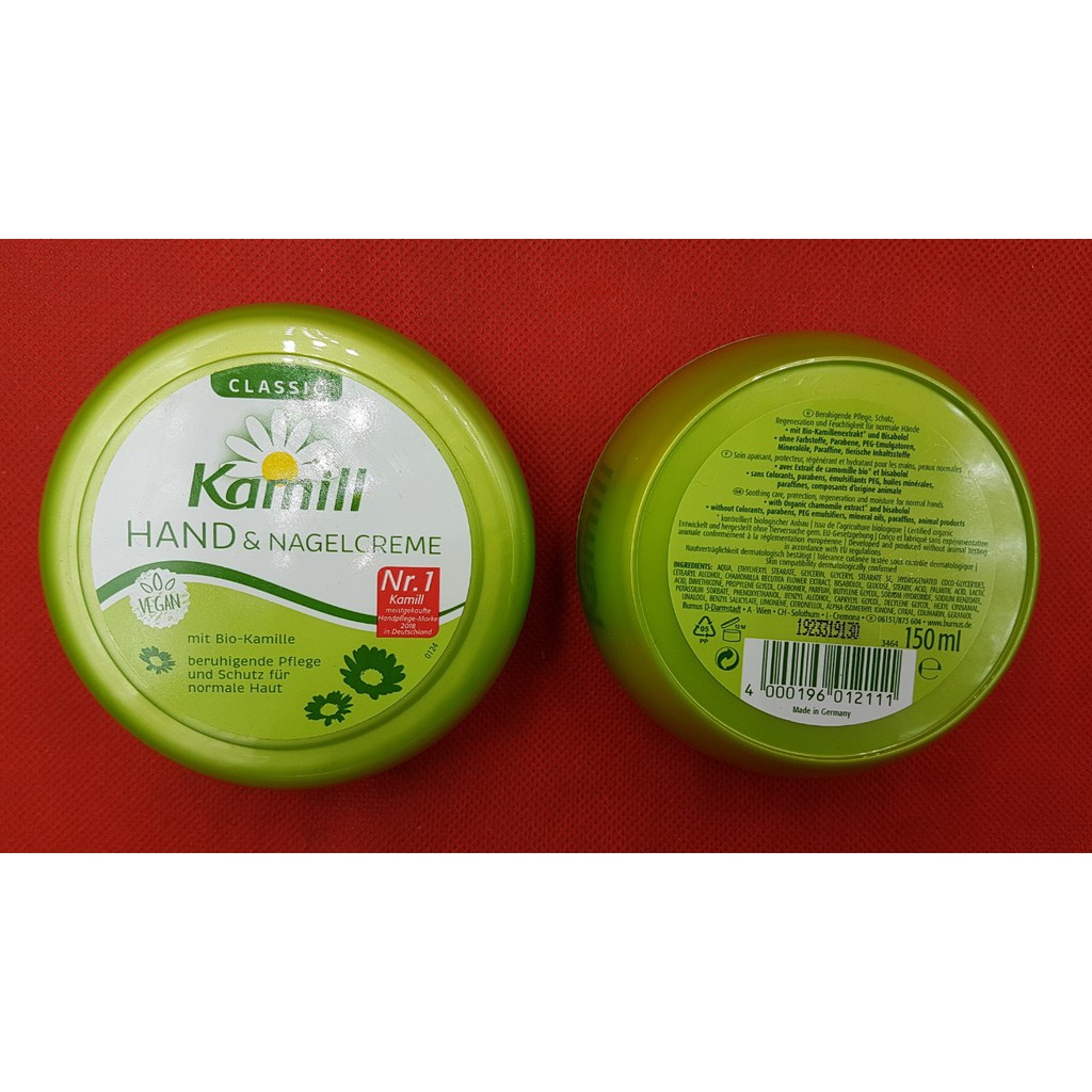 Kem dưỡng da tay và móng Kamill Hand & Nagel creme 150ml của Đức