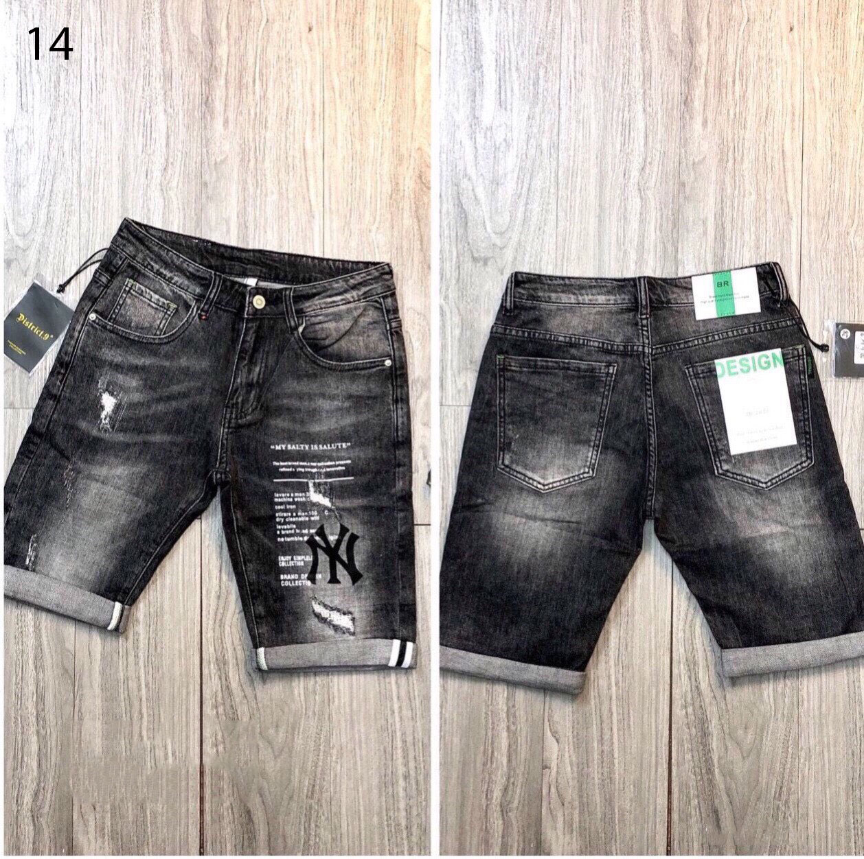 Quần Short Jean Nam Quần Sọt Jean Dễ Phối Đồ Theo Phong Cách Trẻ Trung, Hiện Đại, Cá Tính
