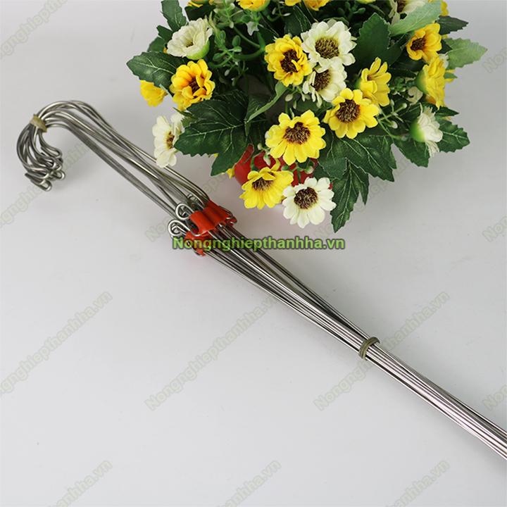 10 Móc treo inox treo chậu lan dài 70 cm