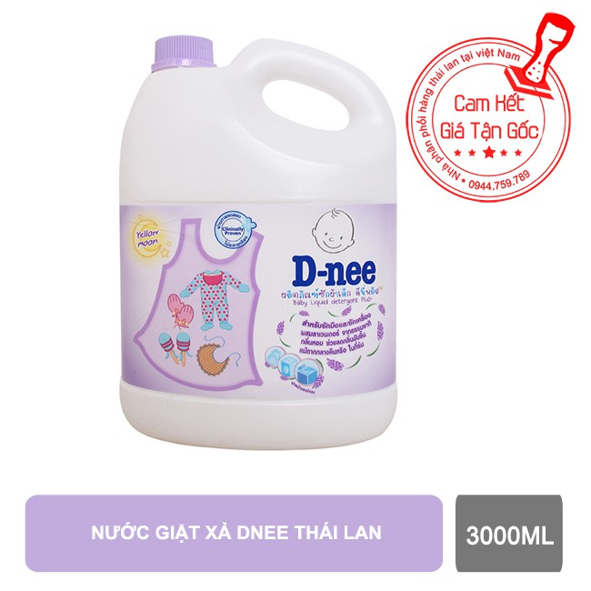 Nước giặt xả DNEE chuẩn Thái Lan 2800ml loại màu tím