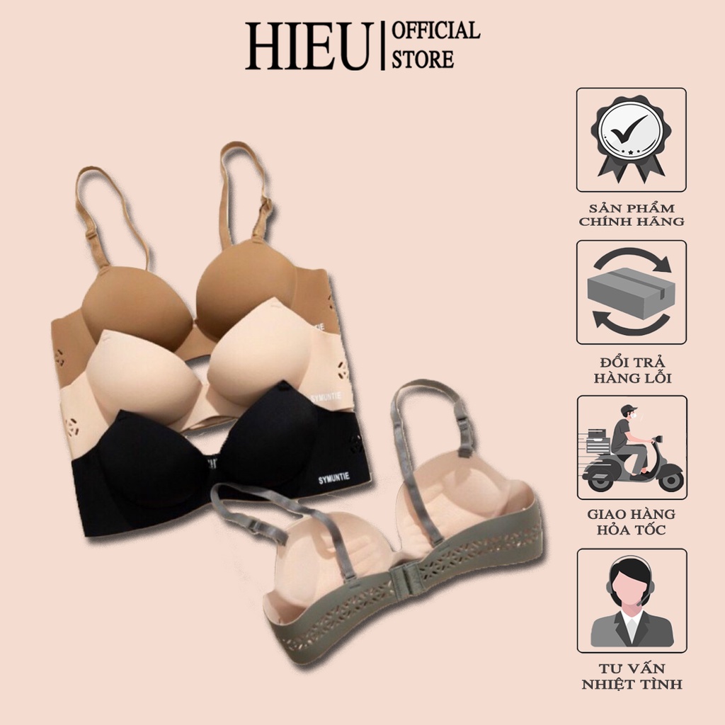 Áo ngực nữ su đúc symuntie bản hoa 3d nâng ngực bàn tay siêu hot - s03