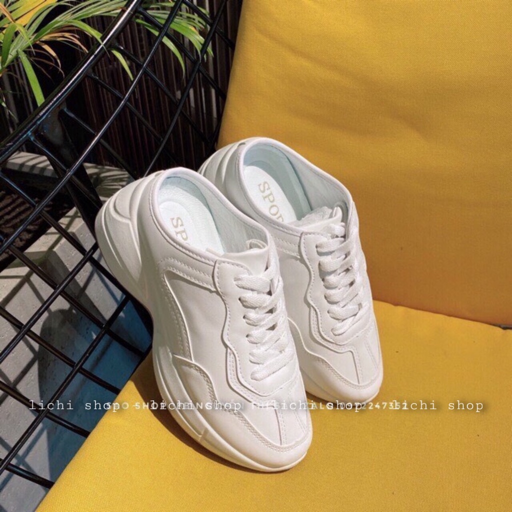 Sục thể thao nâng đế 5p chất siêu đẹp sãn hàng fullbox size 35-39 s1085