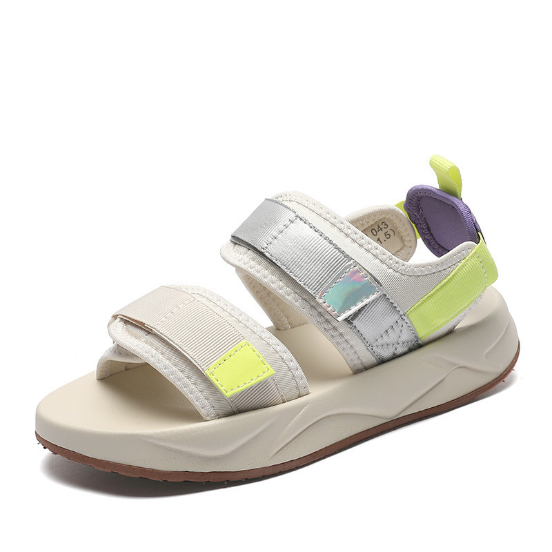 Dép sandal nữ quai dù phong cách học sinh kiểu dáng đơn giản thời trang ulzzang hàn quốc Hàn Quốc - TH Shoes