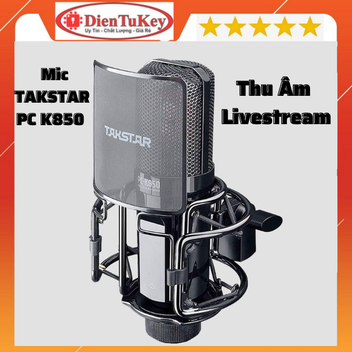 Mic thu âm takstar pc-k850 chính hãng