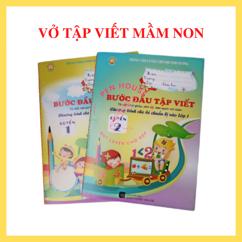 Vở tập viết mầm non cho bé chuẩn bị vào lớp 1