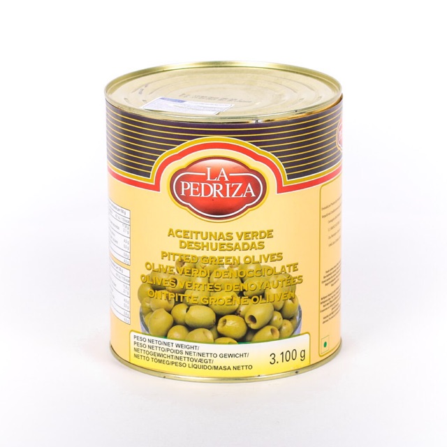 LZD - Quả oliu xanh tách hạt 3kg - Tây Ban Nha - Bán buôn quả oliu