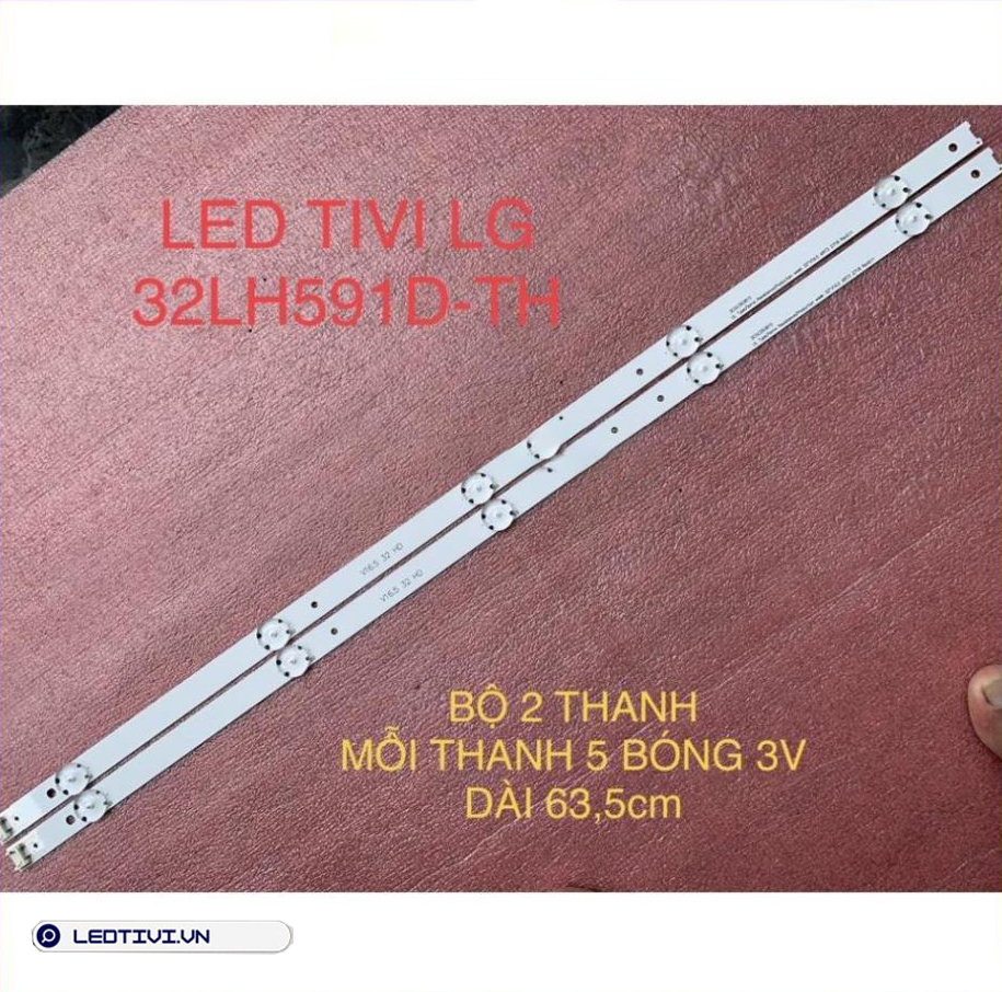 Thanh led tivi lg 32lh591d 32lj571d 32''v16.5 art3 2718 rev0.11 v16.5 32 dh mới 100%, thanh 2 thanh, mỗi thanh 5 bóng 3v
