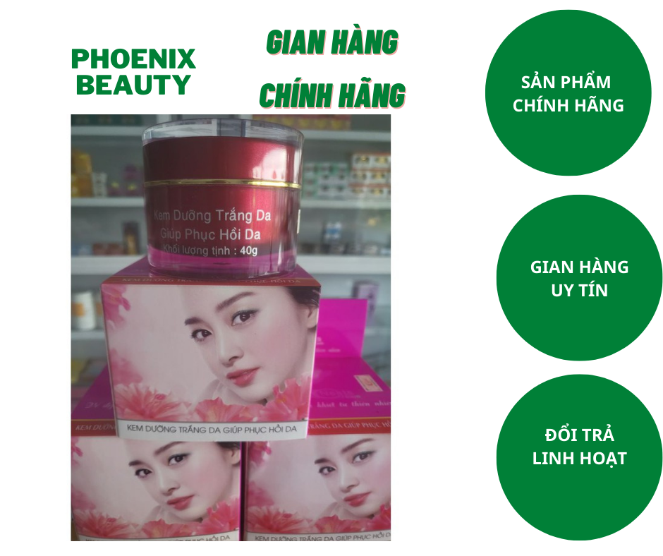 Kem nice nests dưỡng trắng giúp phục hồi da 40g
