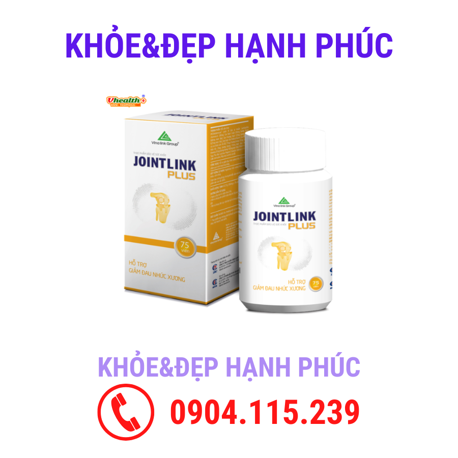 Jointlink plus của Vinalink giải quyết các vấn đề xương khớp – 75 viên/hộp