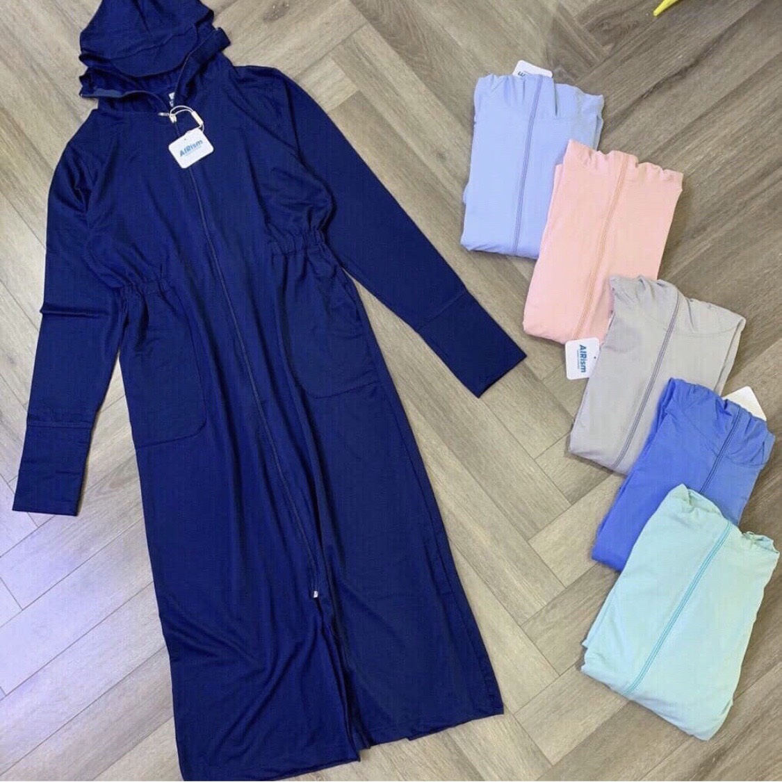 Áo chống nắng toàn thân chất liệu cotton thông hơi thấm hút mồ hôi hàng cao cấp thời trang nữ mùa hè
