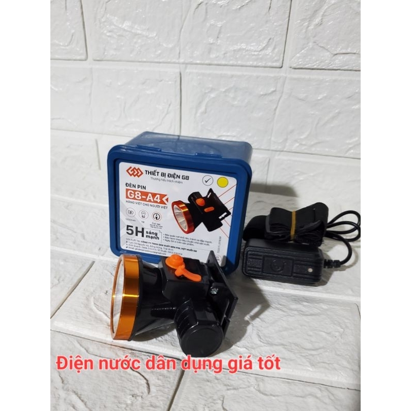 Đèn Đeo Đầu A4 G8 Siêu Sáng, Siêu Bền - Hàng Việt Nam Chất Lượng Cao