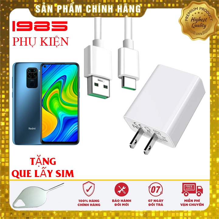 Bộ sạc nhanh xiaomi redmi note 9