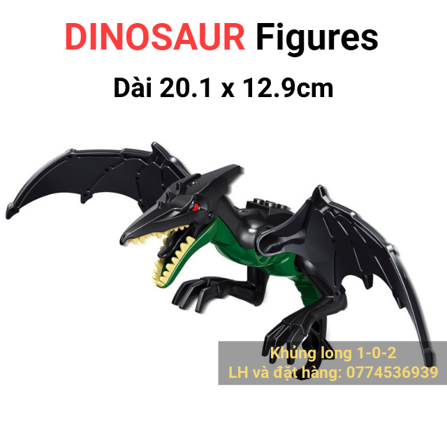 Đồ Chơi Khủng Long Bay Đen Jurassic World Dài 20cm