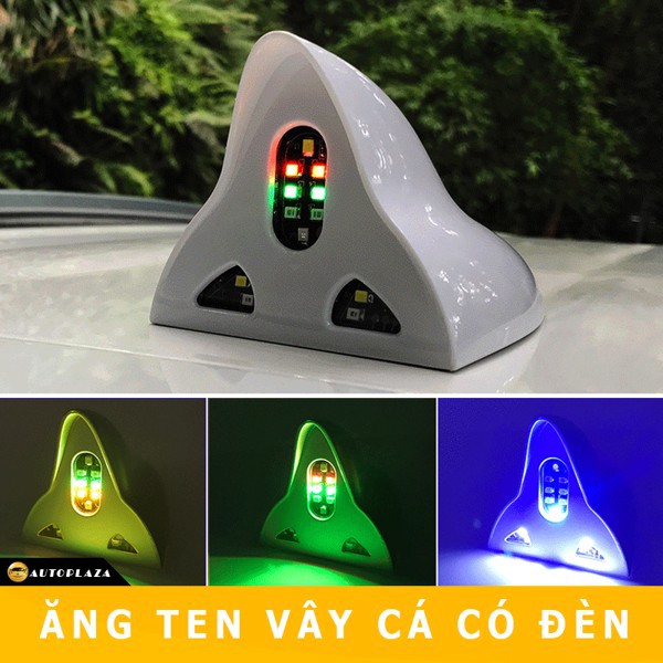Ăng ten vây cá ô tô tích hợp LED năng lượng mặt trời
