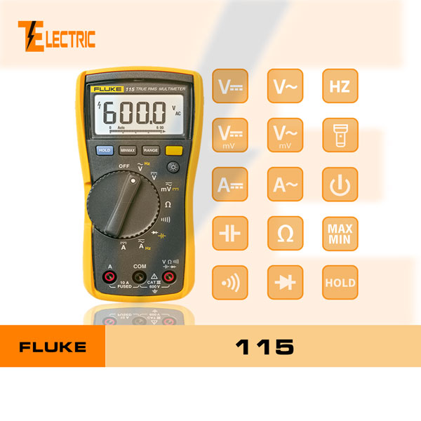 Fluke 115 đồng hồ đo điện đo tụ đo tần số fluke 115
