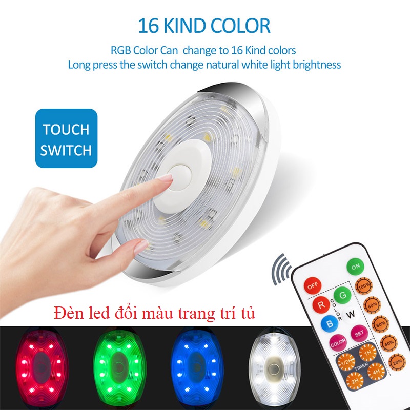 [HCM]Bộ đèn LED đổi màu RGB trang trí Tủ rượu  Tủ trưng bày Tủ quần áo + Tủ bếp   ...