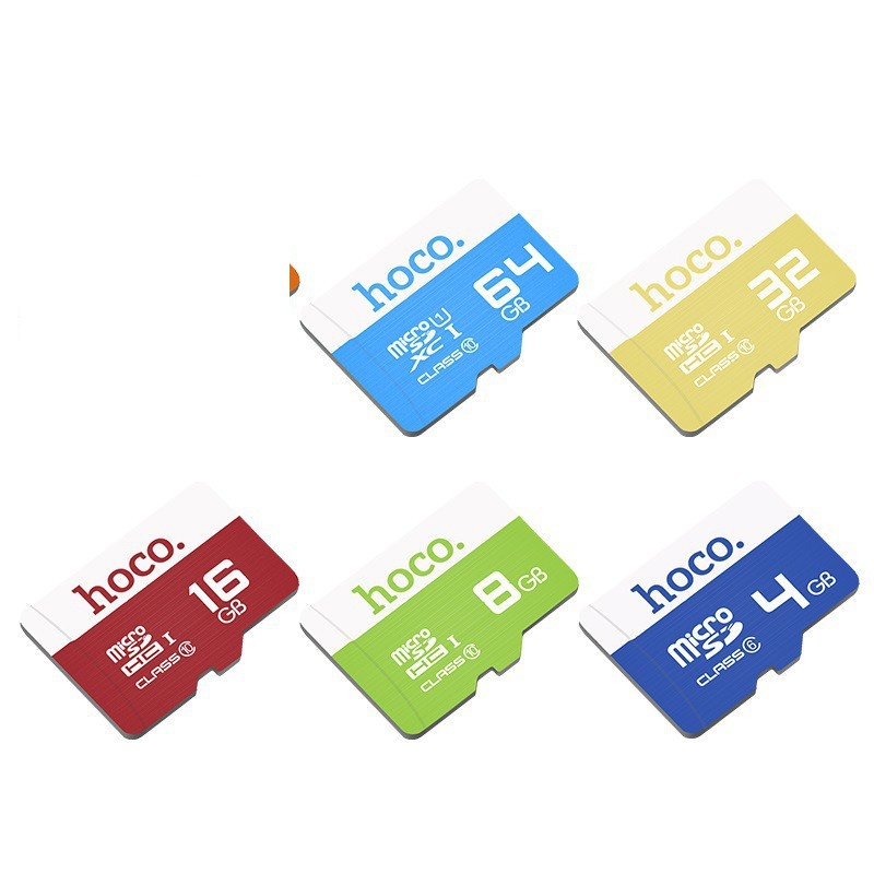 Thẻ nhớ cho điện thoại, máy tính bảng 4gb, 8gb, 16gb, 32gb,... hoco class 10, class 6