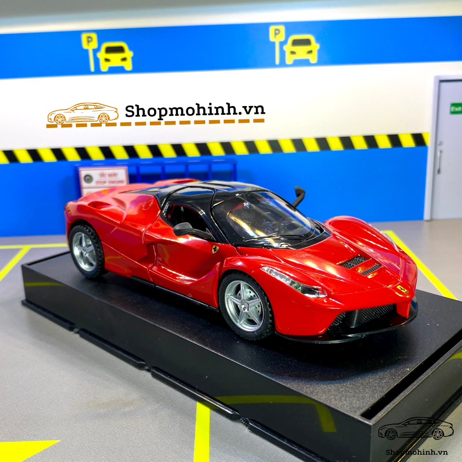 Xe mô hình sắt giá rẻ Ferrari LaFerrari tỉ lệ 1:32 hãng Double Horses