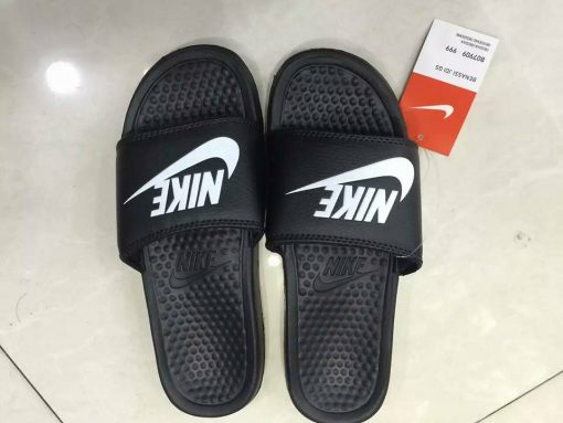 Dép quai ngang nam nữ-nike-đen
