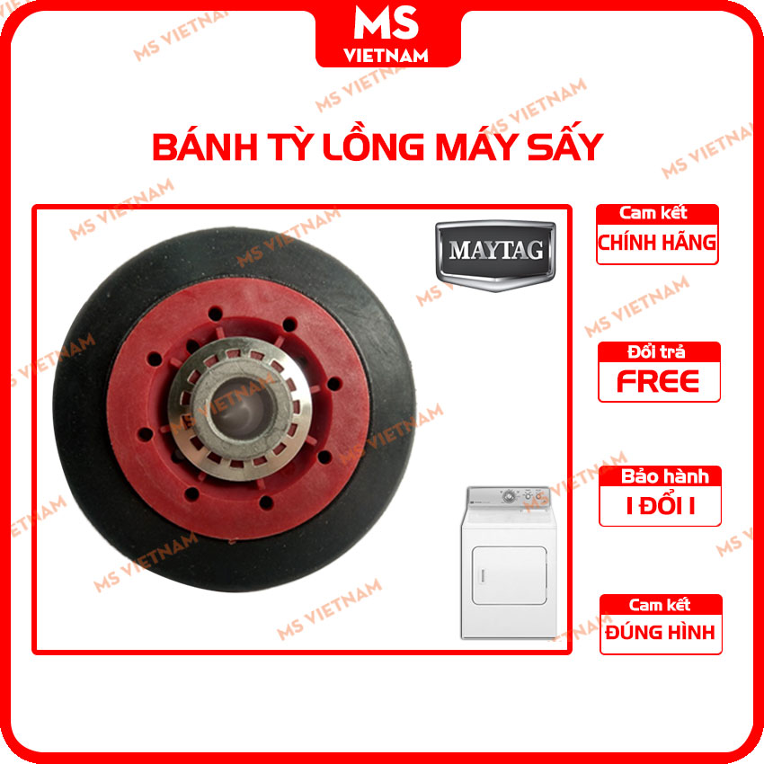 Bánh tỳ đỡ lồng máy sấy maytag 3lmedc300yw - ms vietnam