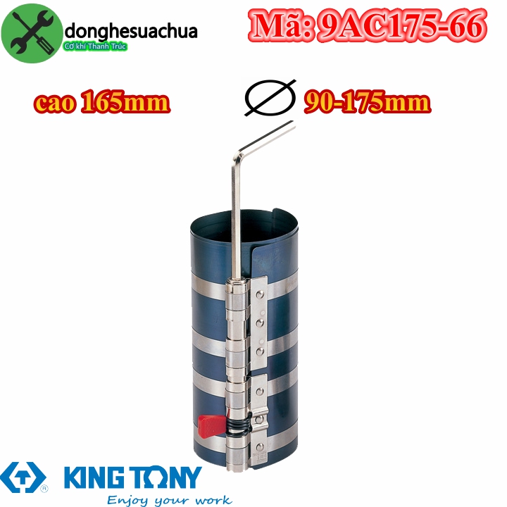Cảo vô bạc piston kingtony 9ac175-66 cao 165mm phi 90-175mm