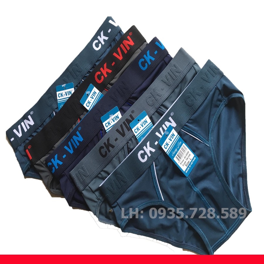 Combo 5 quần lót nam thun lạnh tam giác hàng cao cấp ck vin thời trang