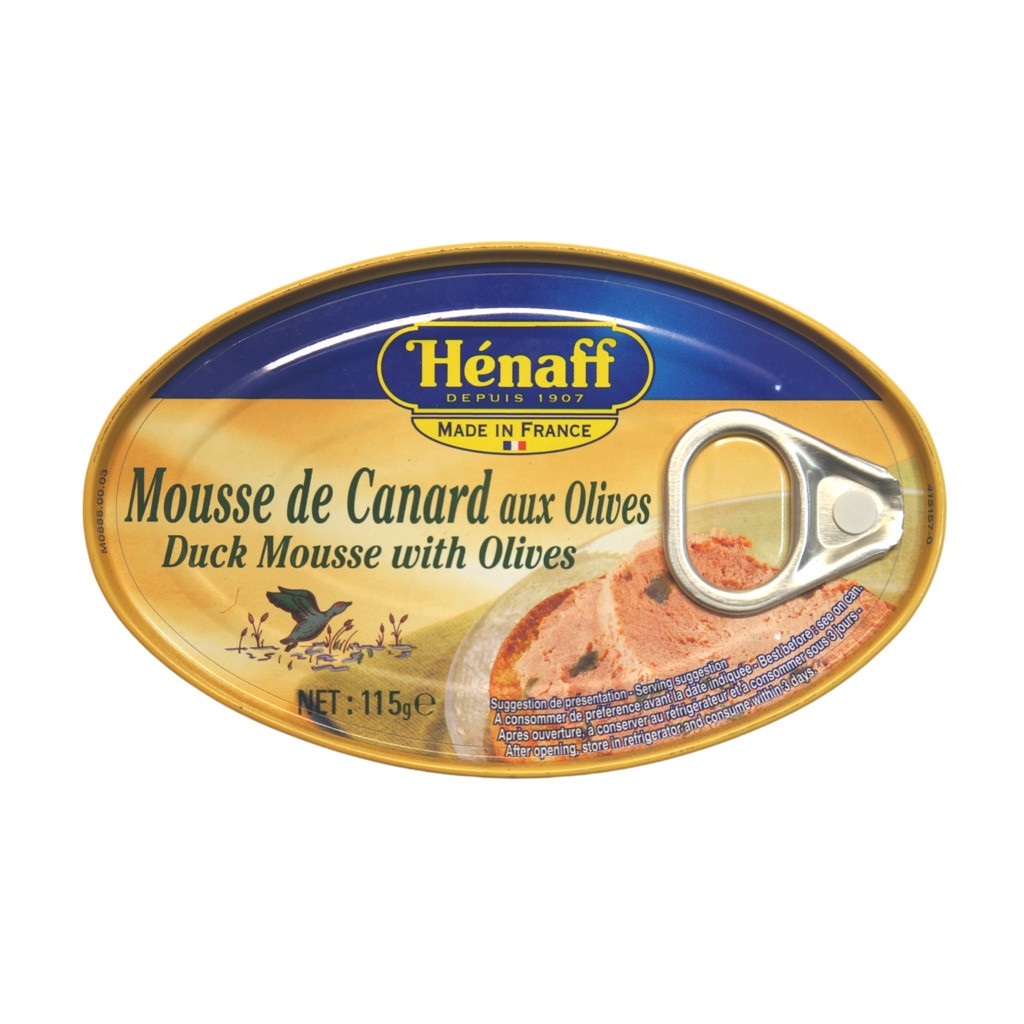 Date 01/29 Pate vịt với dầu olive Henaff 115g