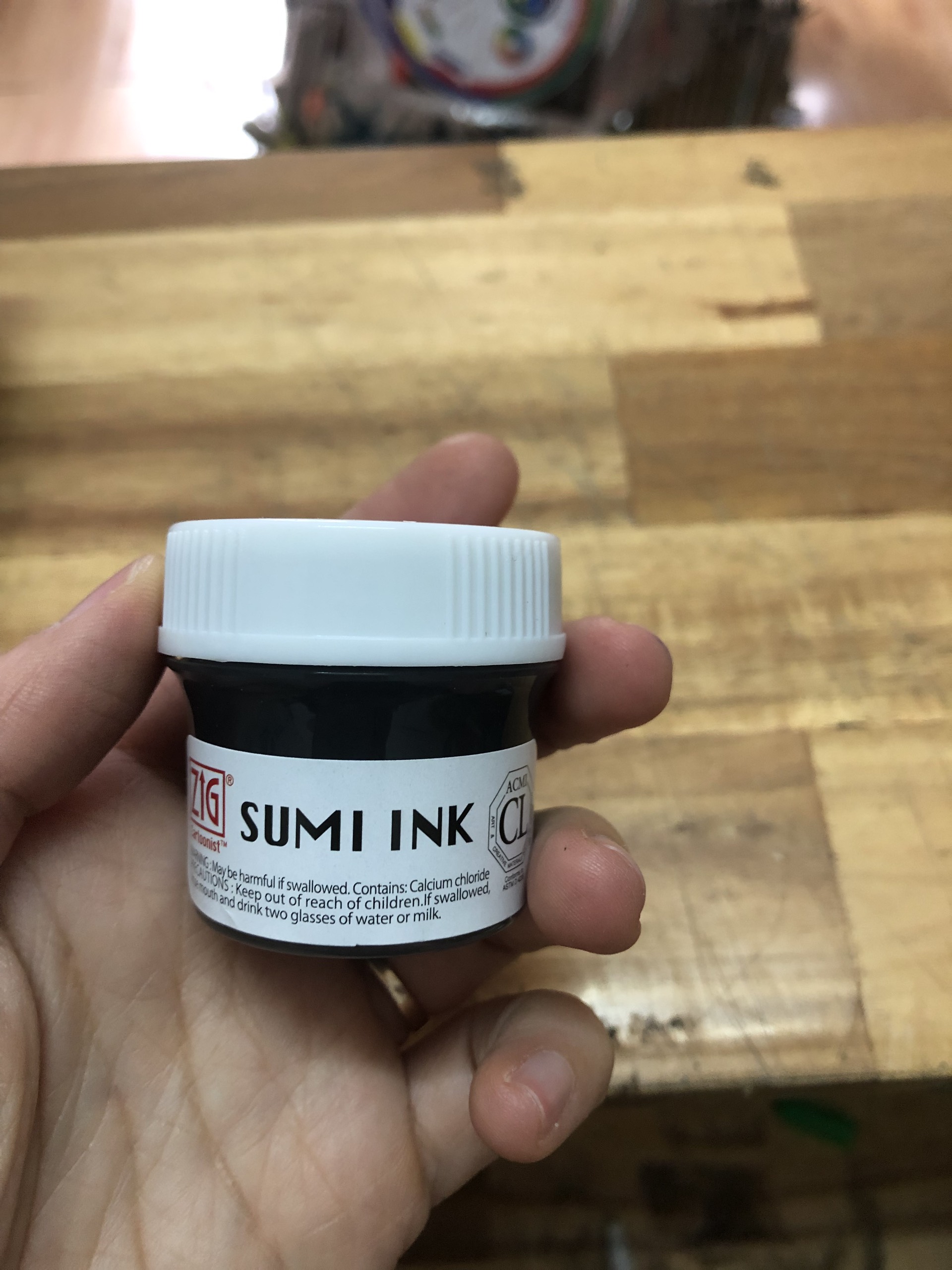 Bộ 3 hũ mực vẽ Inktober của Zig, Kuretake