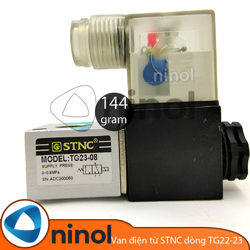 Van điện từ khí nén stnc dòng tg 2 ngã 3 ngã