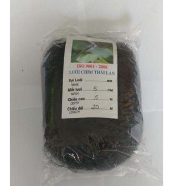 Lưới bẫy chim mắt lưới 5cm cao 5m bẫy chim sẻ ,chào mào ,khuyên ....
