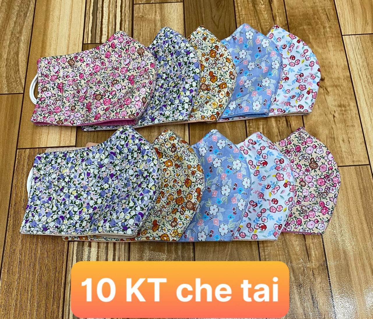 [HCM] 5 Khẩu trang vải ton bông  loại che tai 3 lớp  thượng hiệu TUẤN ANH  giao nhiều màu ngẫu nhiên  ảnh thật  bảo đảm giao đúng hàng