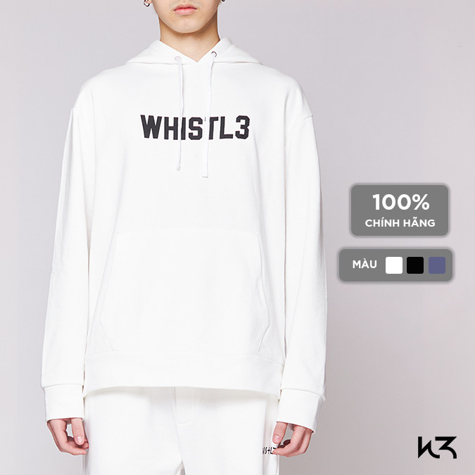 Áo Hoodie WHISTL3 ComFy Felt Hoodie chất liệu Nỉ màu đen, trắng, ghi xanh