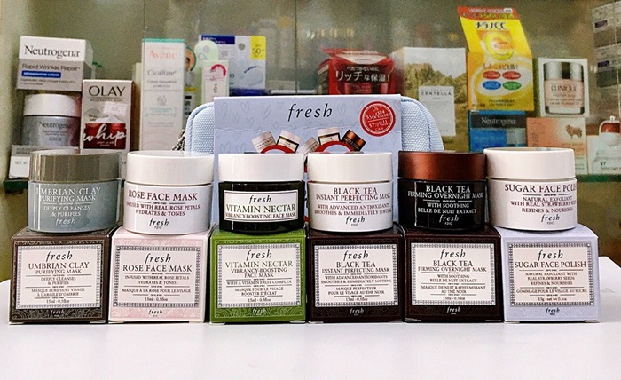 Mặt nạ dưỡng da Fresh Face Mask mini/ Rose, Sugar, Black Tea, Vitamin Nectar