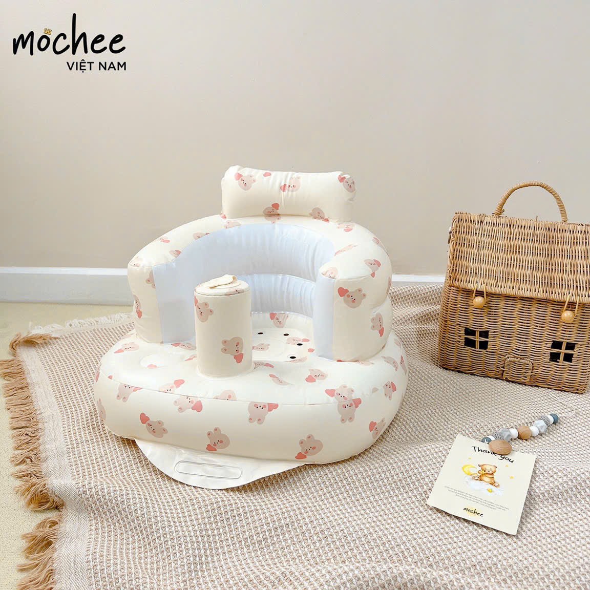 GHẾ HƠI TẬP NGỒI MOCHEE CHẤT LIỆU CAO CẤP CHO BÉ TRAI, BÉ GÁI TRONG GIAI ĐOẠN TẬP NGỒI ĐẾN 2Y