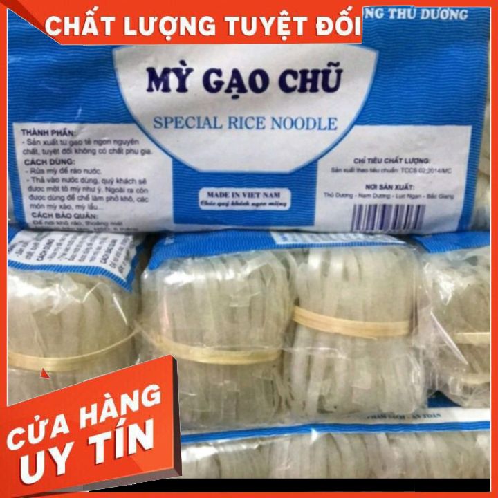 Mỳ gạo Chũ gói 1kg đặc sản - Bắc Giang