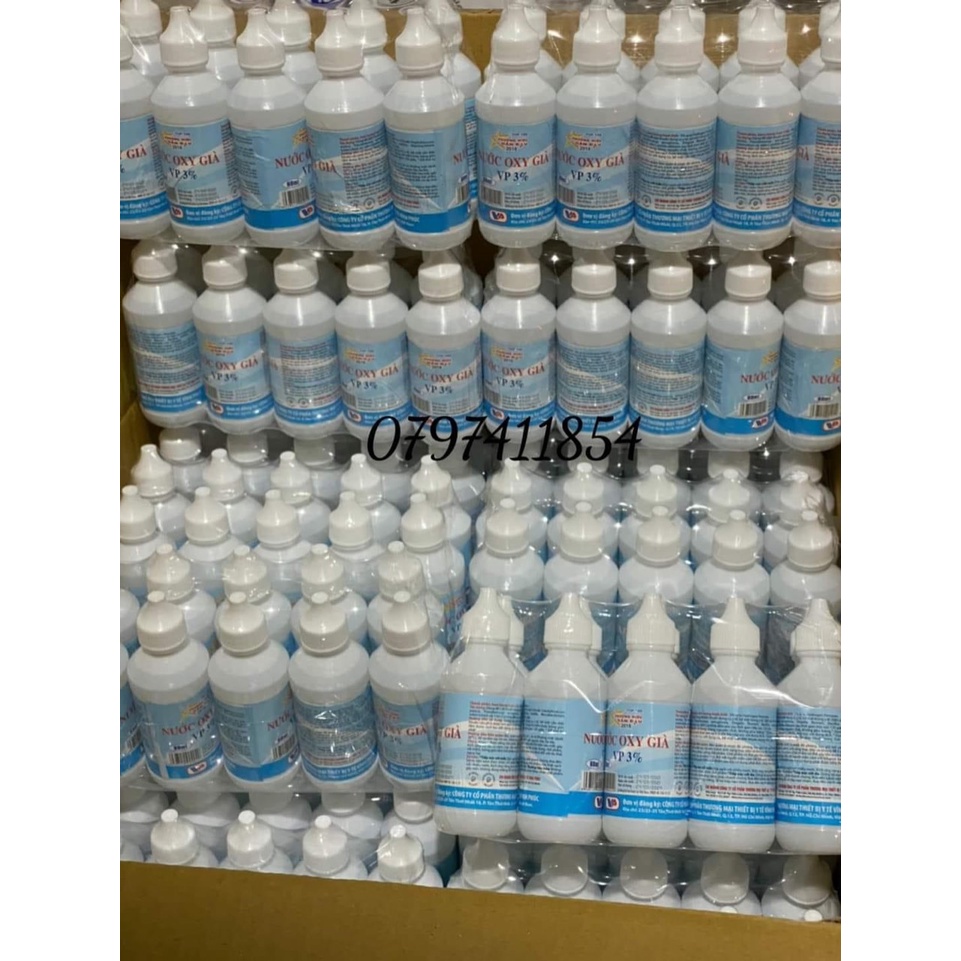 Lốc 10 chai oxi già vĩnh phúc 60ml