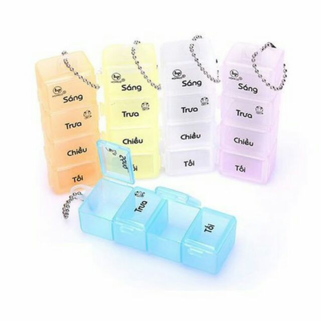 Hộp chia thuốc mini tiện dụng