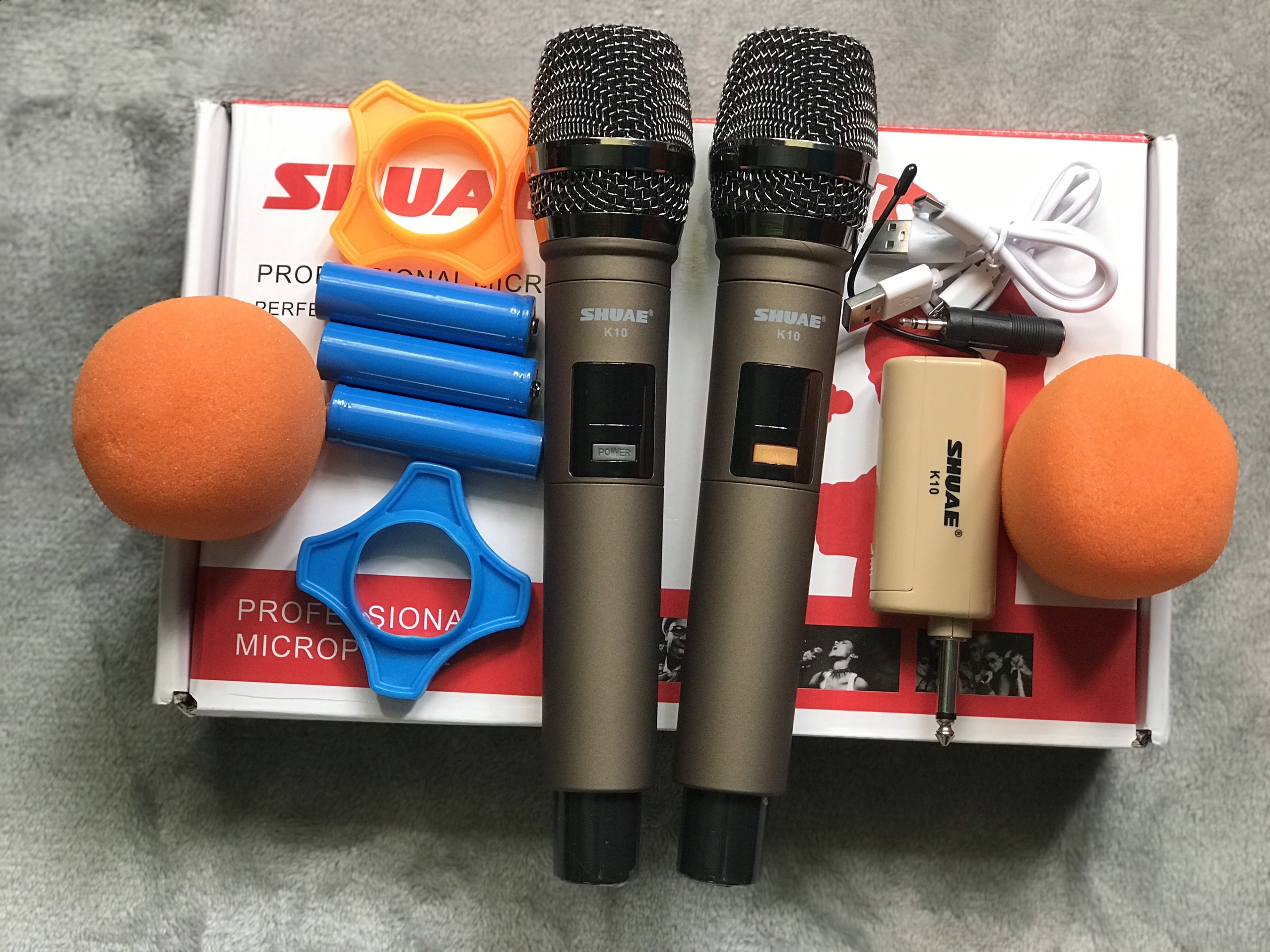 [HCM]Mic Hát Karaoke Không Dây Tốt Nhât Đáng Mua Nhât 2023 Micro Karaoke | Mic Karaoke | Mic Hát Karaoke Hay Nhât Micro Đa Năng Shuae K10 Sóng Mạnh Hút Âm Tốt Sử Dụng Loa Kéo Amply Chóng Hú  Hát Karaoke Hay  Độ Nhạy Mic Chuẩn BH 12T.