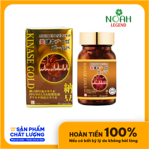 Viên uống hỗ trợ ngăn ngừa các triệu chứng đột quỵ Biken Kinase Gold