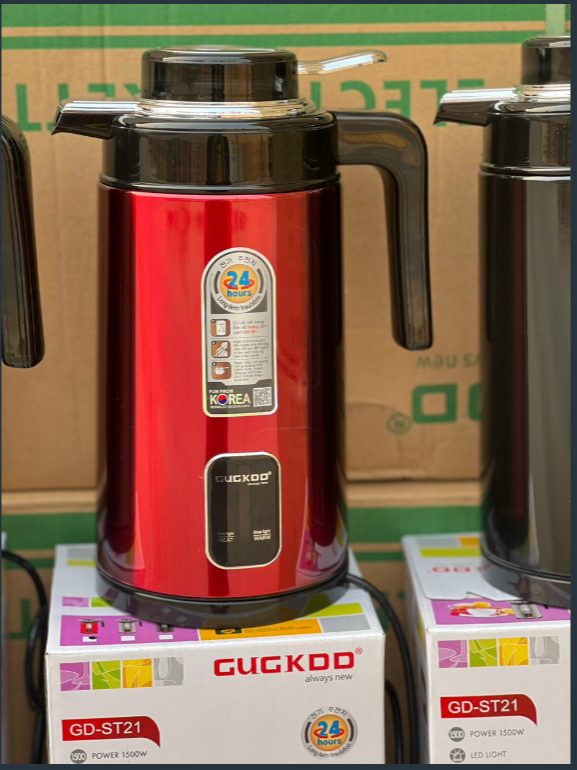 Ấm Siêu Tốc Giữ Nhiệt, Ấm Siêu Tốc Cuckoo ST21, Ấm Đun Nước Siêu Tốc 2 In 1 Đa Năng Kiêm Phích Nước