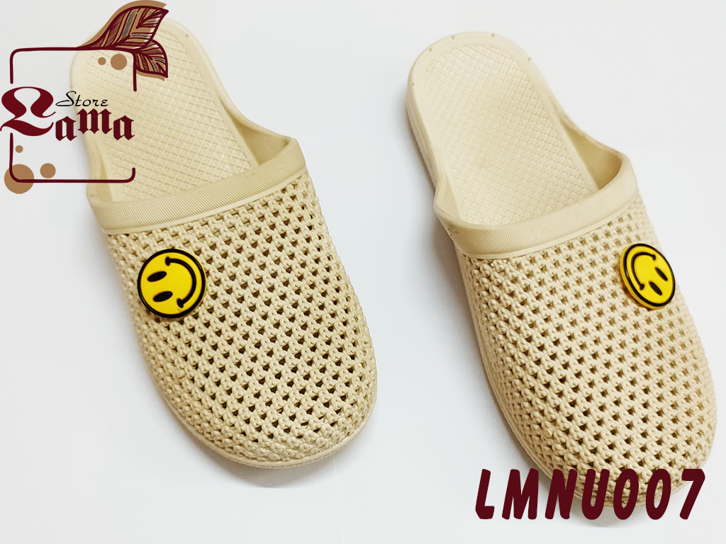 Dép Bít Đầu Nữ Mang Trong Nhà Hình Mặt Cười Xinh Xắn [LMNU007]