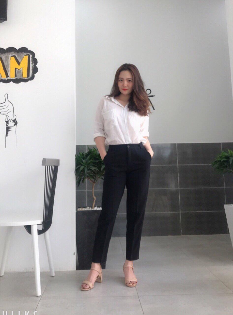 Quần công sở nữ VNXK - Quần baggy nữ công sở cao cấp - Qu ấn tây lưng cao đẹp - Video ảnh thật - hanhnguyenMode